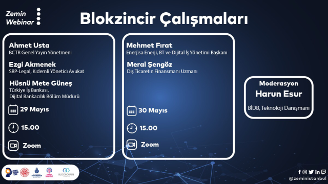 Zemin Webinar | Blokzincir Çalışmaları