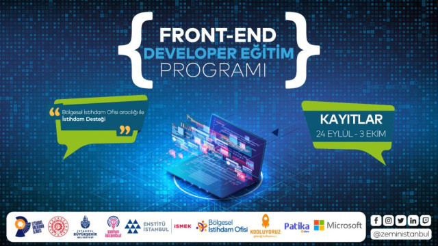 Front-End Developer Eğitim Programı | Son Başvuru: 3 Ekim