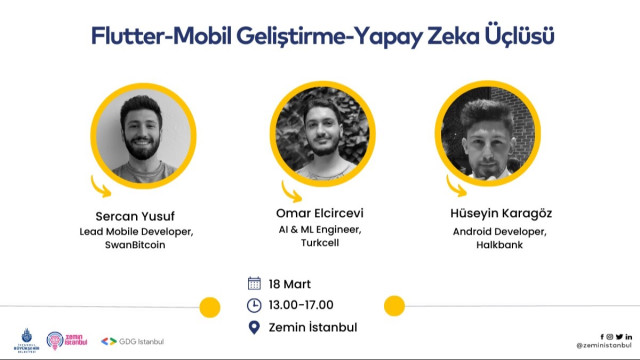 Flutter-Mobil Geliştirme-Yapay Zeka Üçlüsü