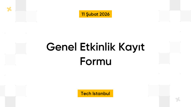 Genel Etkinlik Kayıt Formu