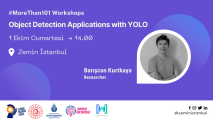 #MoreThan101 - October 1 "Object Detection Applications with YOLO"