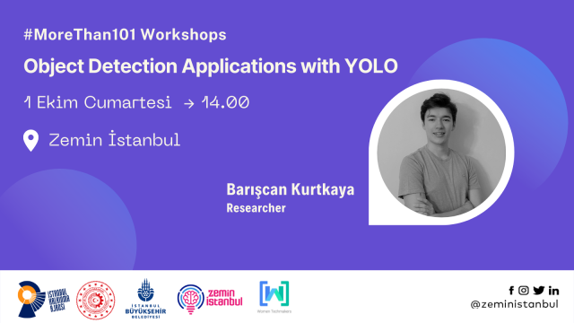 #MoreThan101 - October 1 "Object Detection Applications with YOLO"
