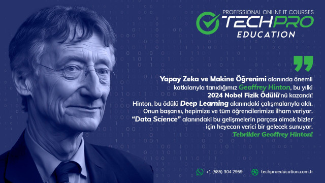 2024 Nobel Fizik Ödülü Geoffrey Hinton’ın!