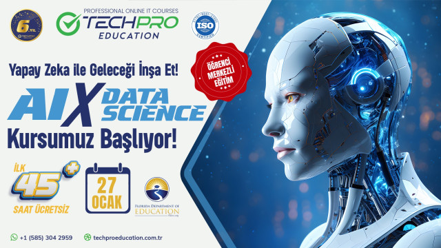 AI X DATA SCIENCE Kursumuz 27 Ocak'ta Başlıyor!