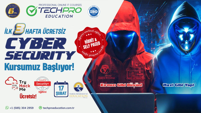 Cyber Security Kursumuz 17 Şubat'ta Başlıyor