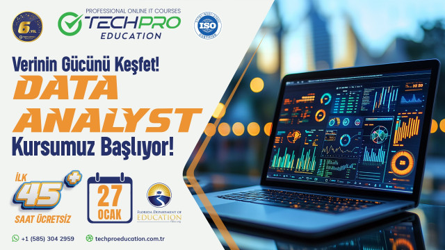 Data Analyst Kursumuz 27 Ocak'ta Başlıyor