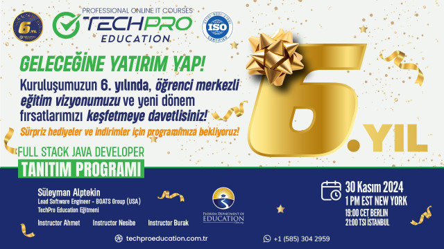 Techpro Education’dan 6. Yıl Dönümü Etkinliği!