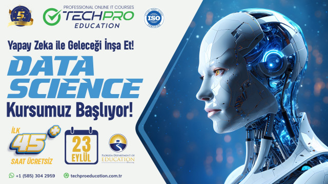 Yapay Zeka İle Geleceği İnşa Et!  Data Science Kursumuz 23 Eylül'de Başlıyor!