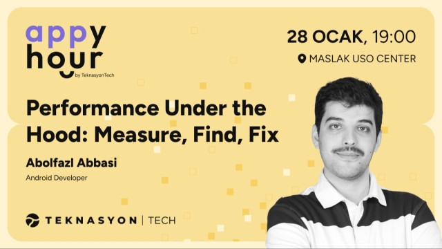 Appy Hour Meetup #8 - Performance Under the Hood: Measure, Find, Fix