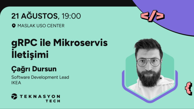 Meetup #46 - gRPC ile Mikroservis İletişimi