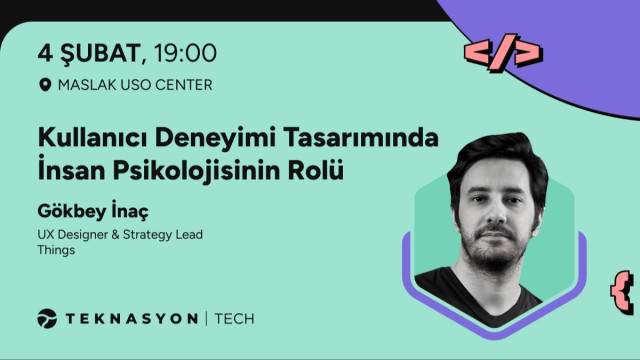 Meetup #52 - Kullanıcı Deneyimi Tasarımında İnsan Psikolojisinin Rolü