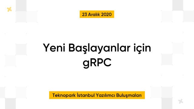 Yeni Başlayanlar için gRPC