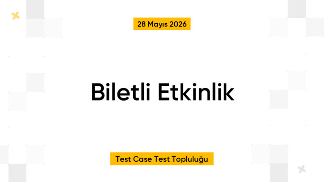 Biletli Etkinlik