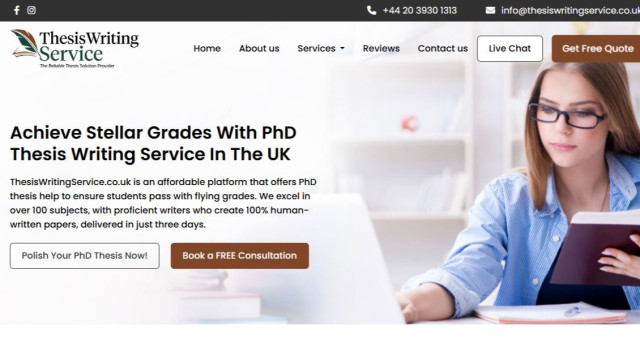 PhD Thesis Writing Service UK