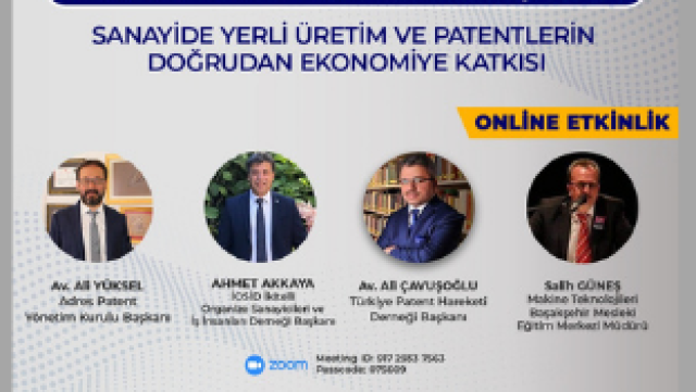 SANAYİDE YERLİ ÜRETİM VE PATENTLERİN DOĞRUDAN EKONOMİYE KATKISI