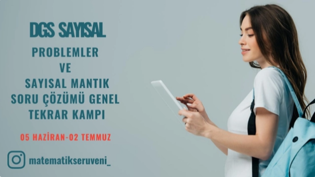 DGS SAYISAL PROBLEMLER VE SAYISAL MANTIK SORU ÇÖZÜMÜ GENEL 3. DERS