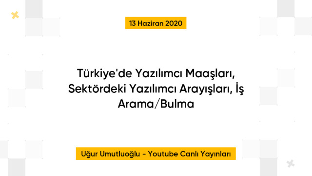 Türkiye'de Yazılımcı Maaşları, Sektördeki Yazılımcı Arayışları, İş Arama/Bulma