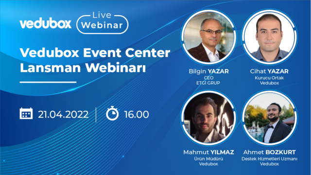 Vedubox Event Center Lansman Webinarı