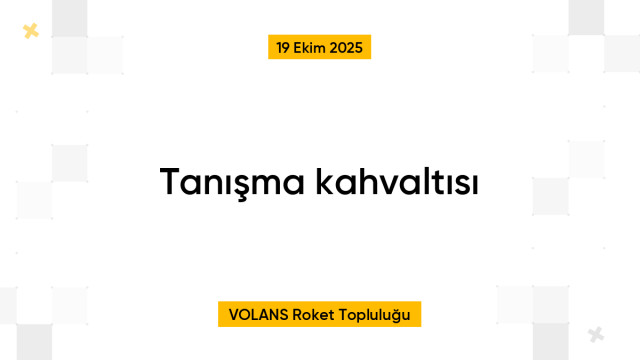 Tanışma kahvaltısı