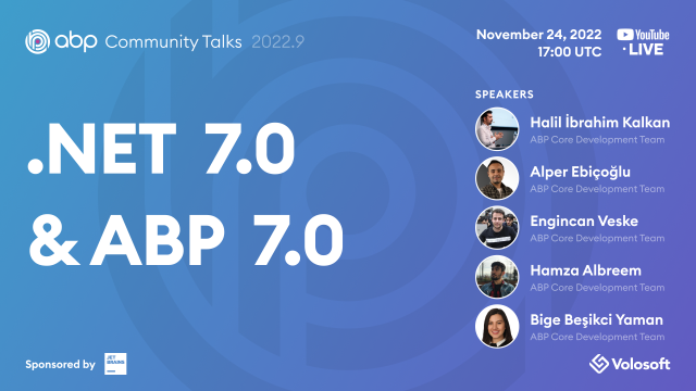 ABP Community 2022.9: .NET 7.0 & ABP 7.0