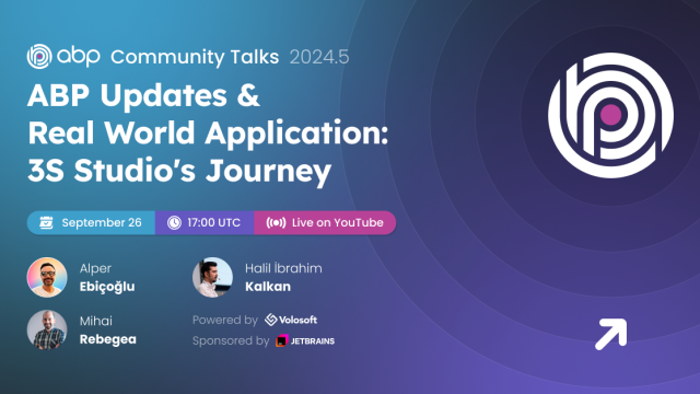 ABP Community Talks 2024.5: ABP Updates & Real World Application