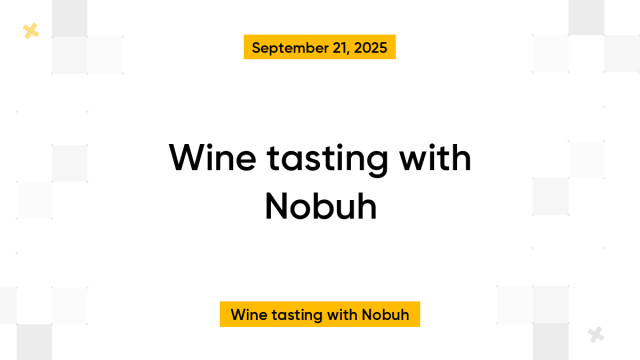 Wine tasting with Nobuh