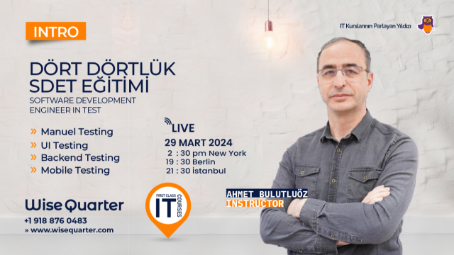 DÖRT DÖRTLÜK SDET EĞİTİMİ - TANITIM PROGRAMI