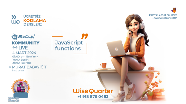 JavaScript functions - Ücretsiz Kodlama Dersleri