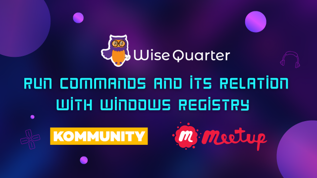 RUN commands and its relation with Windows Registry 