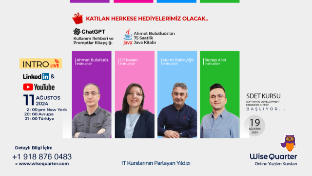 SDET Gündüz Kursu Tanıtım Programı!