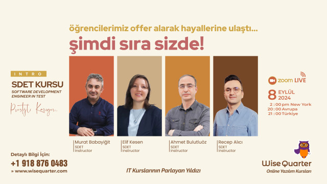 SDET (Software Development Engineer in Test) Tanıtım Toplantısı