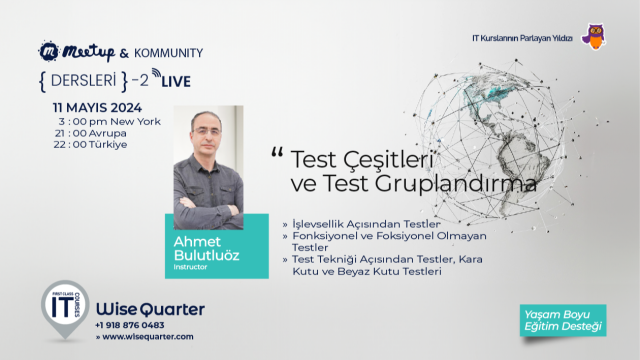 Test Çeşitleri ve Test Gruplandırma 1- Ücretsiz Yazılım Testi Dersleri