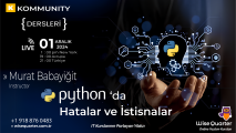 Ücretsiz Python Dersleri - 10 Python`da Hatalar ve İstisnalar