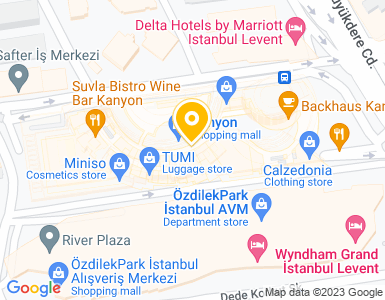 Kanyon  Büyükdere Cad. Levent,  Şişli, 34394 Istanbul, Turkey