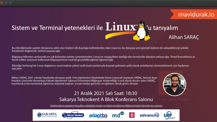 Sistem ve Terminal Yetenekleri ile Linux'u Tanıyalım - Alihan SARAÇ