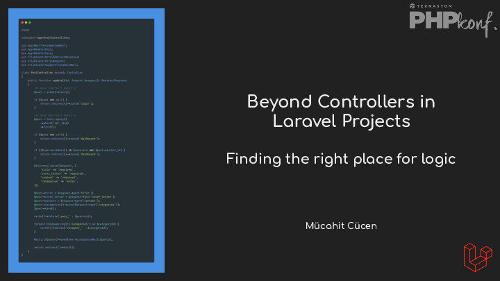Beyond Controllers in Laravel Projects: Finding the Right Place for Logic